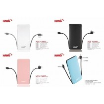  HANG 自帶雙線 13000mAh 行動電源 帶線行動電源(買一送一）